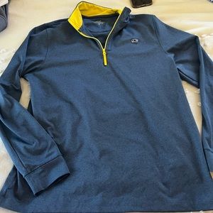 Vineyard vines performance quarter zip, never worn, boys XL